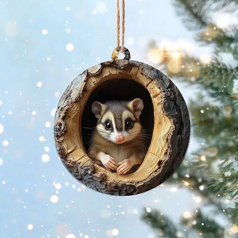 Animal Christmas Ornament – Handmade Tree Decoration