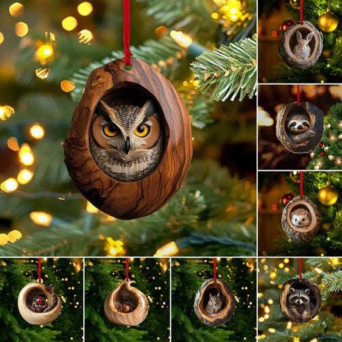 Animal Christmas Ornament – Handmade Tree Decoration