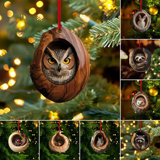 Animal Christmas Ornament – Handmade Tree Decoration