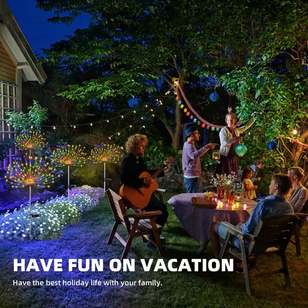 Solar Powered Garden Fairy Lights – Outdoor LED String