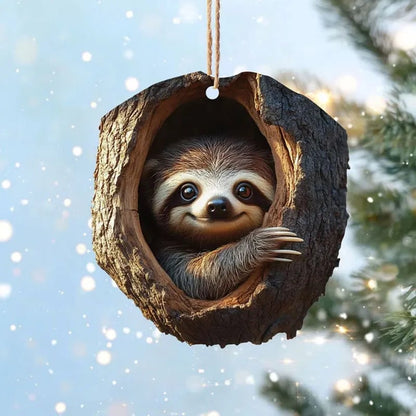 Animal Christmas Ornament – Handmade Tree Decoration