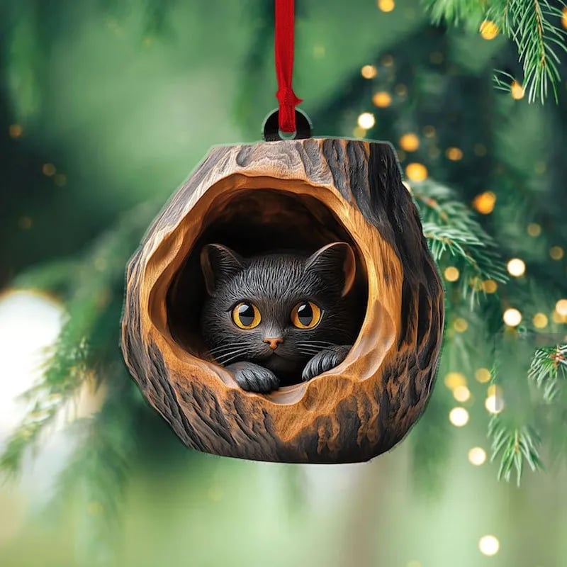 Animal Christmas Ornament – Handmade Tree Decoration