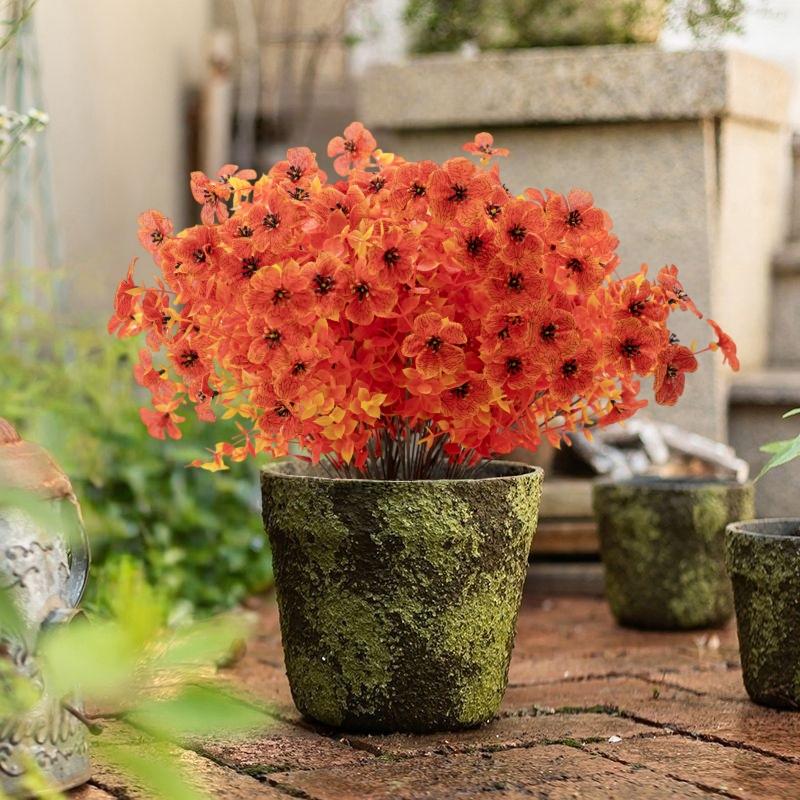 Realistic Fall Fake Flowers  UV Resistant