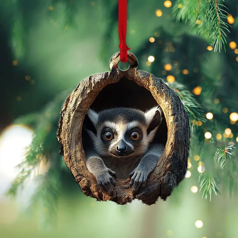 Animal Christmas Ornament – Handmade Tree Decoration