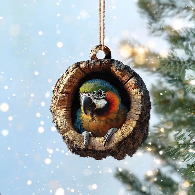 Animal Christmas Ornament – Handmade Tree Decoration