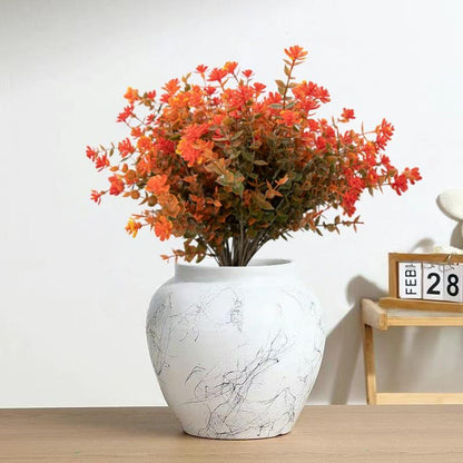Realistic Fall Fake Flowers  UV Resistant