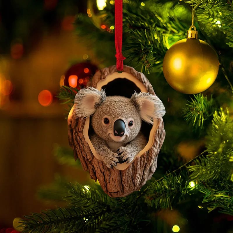 Animal Christmas Ornament – Handmade Tree Decoration