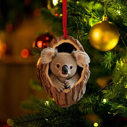 Animal Christmas Ornament – Handmade Tree Decoration